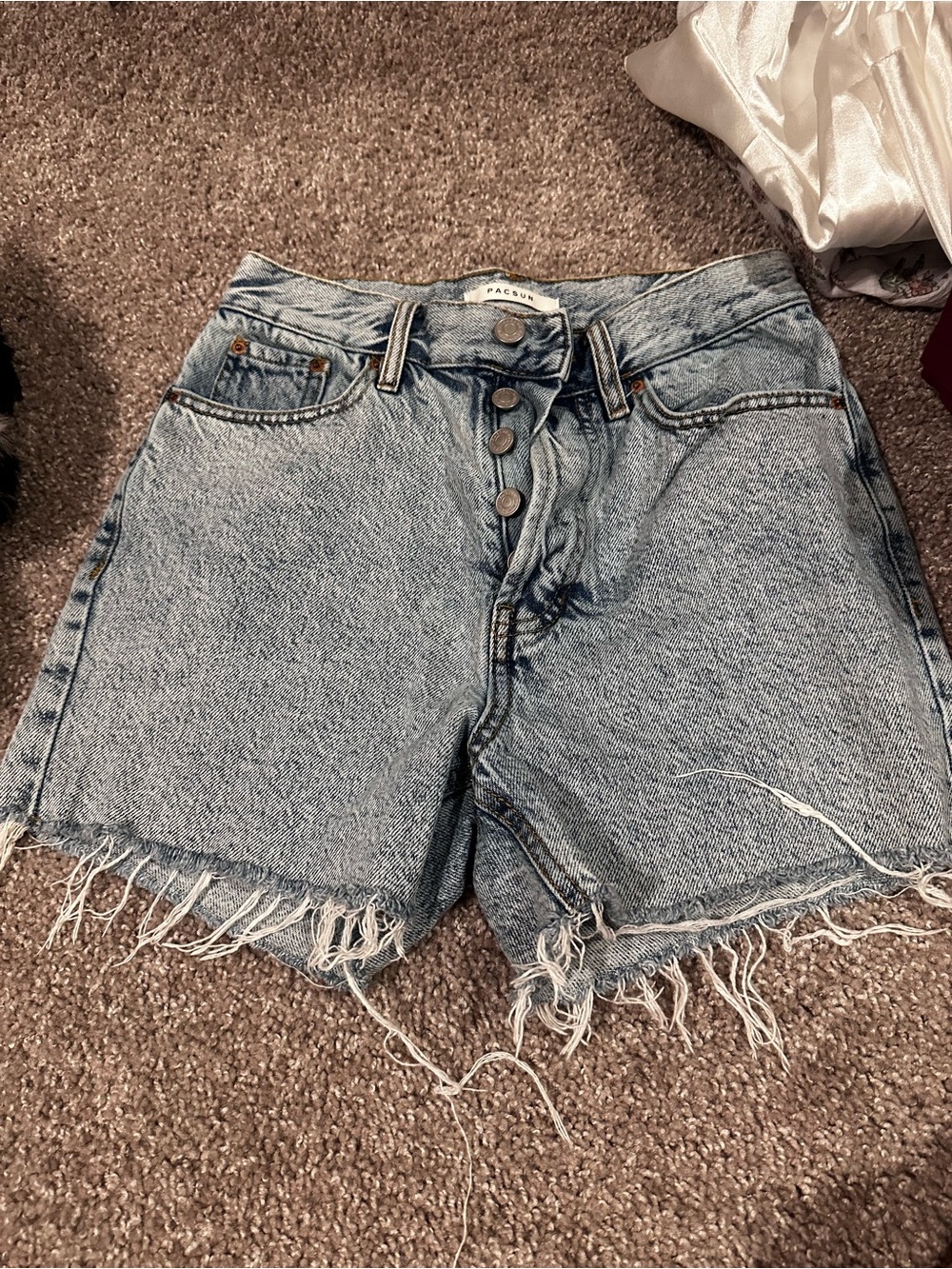 PacSun acid wash 90s girlfriend denim shorts